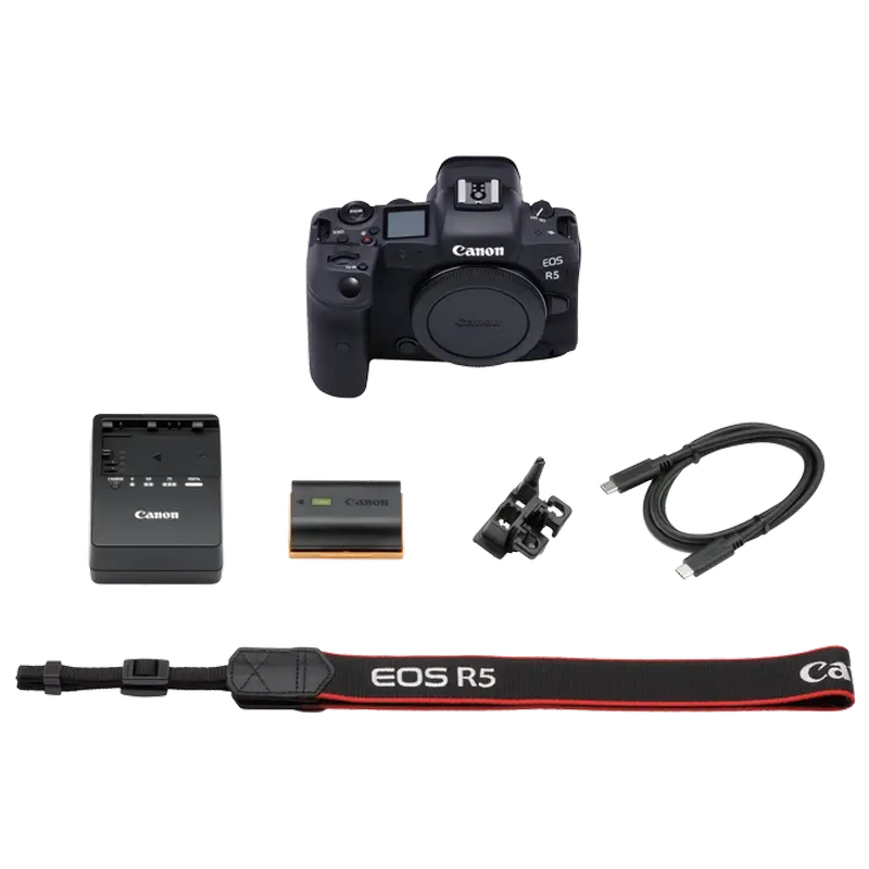 Aparat Foto Mirrorless Canon EOS R5, Negru