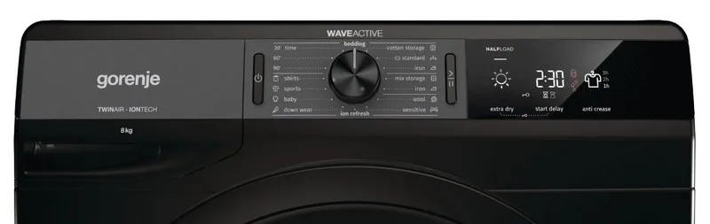 Uscător de rufe Gorenje DE 82 ILB/G, 8kg, Negru