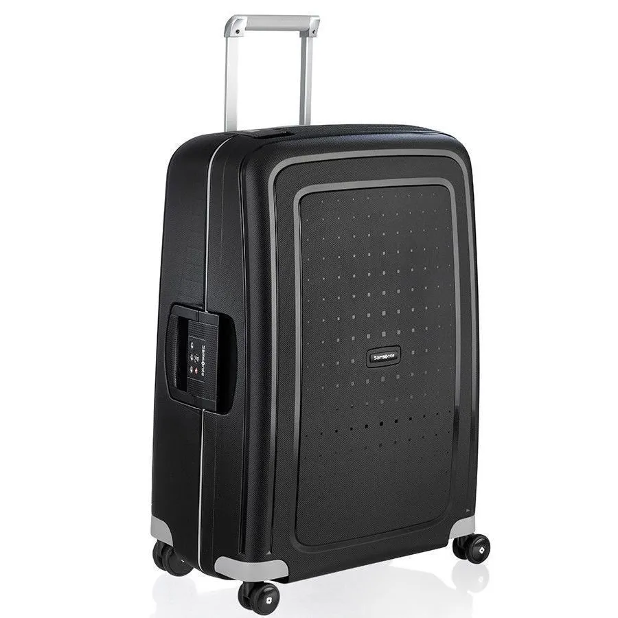 Valiza Samsonite S'CURE cu 4 roti 75/28 negru