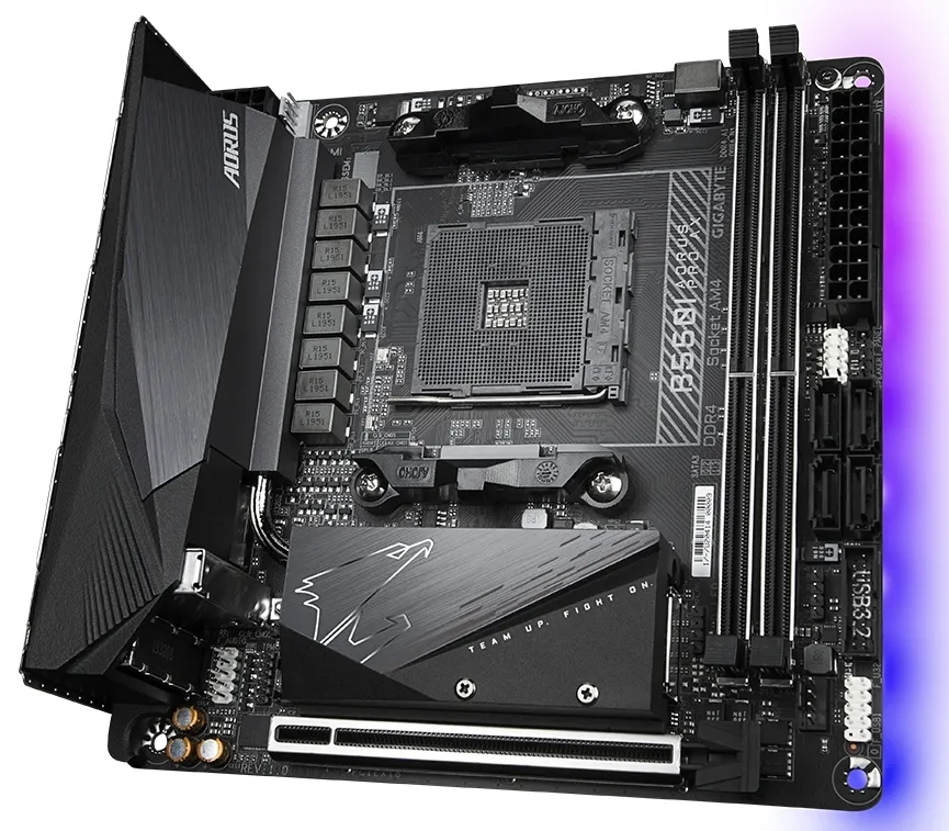 Материнская плата Gigabyte B550I AORUS PRO AX, AM4, AMD B550, Mini-ITX
