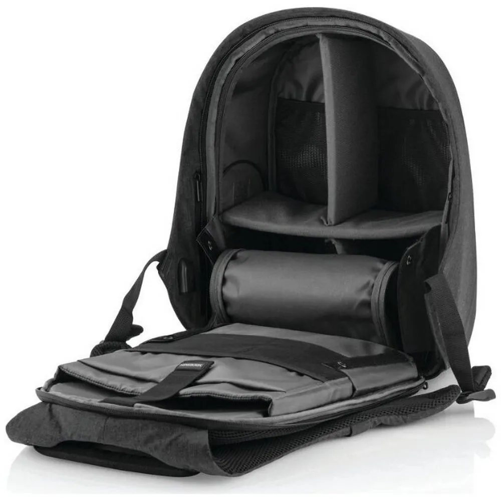 Rucsac pentru Laptop Bobby Hero Regular, 15.6", Piele artificială, Negru