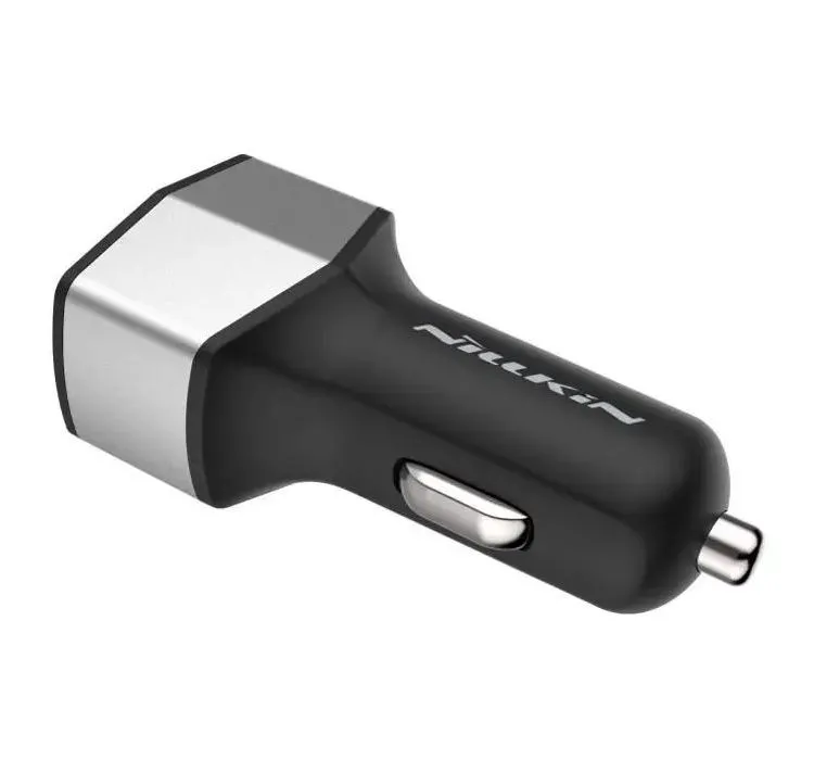 Car Charger Nillkin, Celerity, Quick Charge 3.0, USB+Type C, 33W, Silver