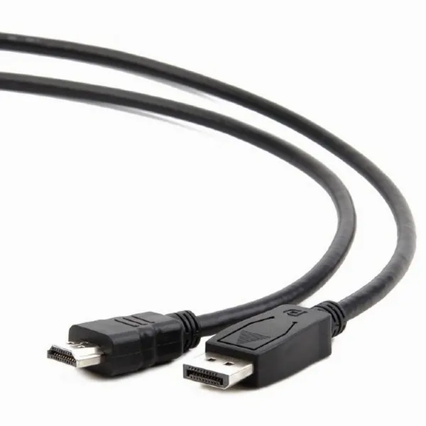 Cablu Video Cablexpert CC-DP-HDMI-5M, DisplayPort (M) - HDMI (M), 5m, Negru