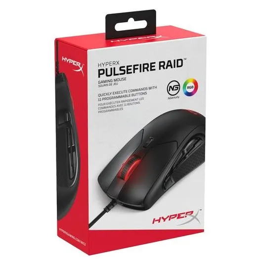 Игровая мышь HyperX Pulsefire Raid, Чёрный