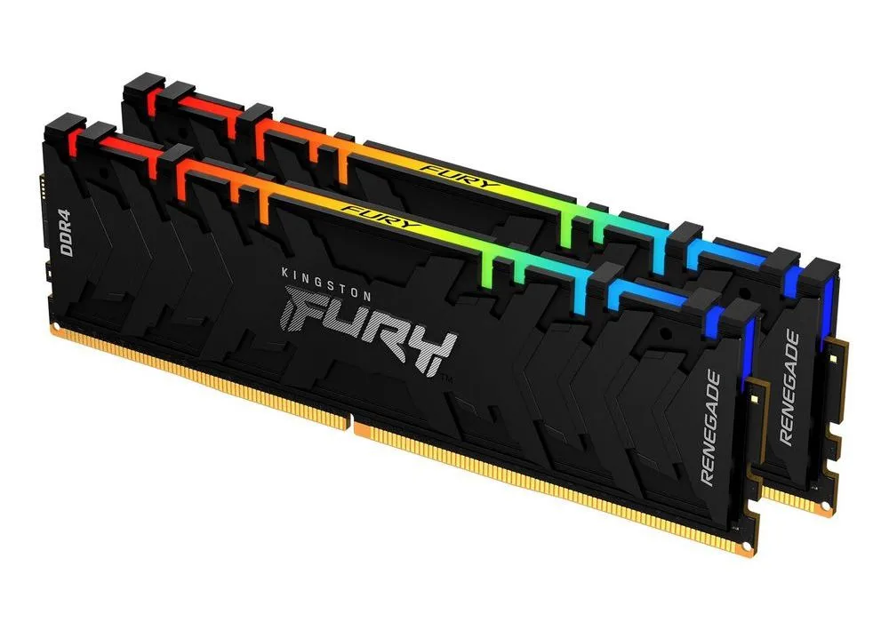 Оперативная память Kingston FURY Renegade RGB, DDR4 SDRAM, 4266 МГц, 16Гб, KF442C19RBAK2/16