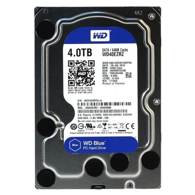 Жесткий диск Western Digital WD Blue, 3.5",  4 TB <WD40EZAZ>
