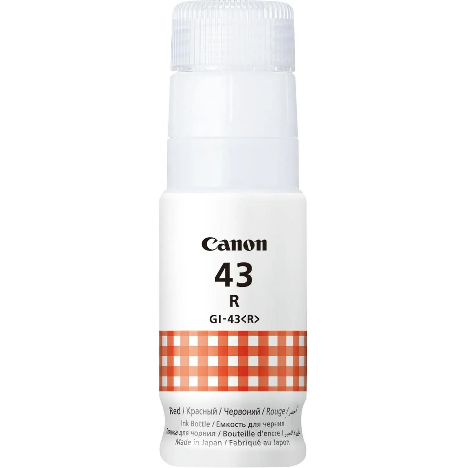 Recipient de cerneală Canon GI-43, 60ml, Roșu