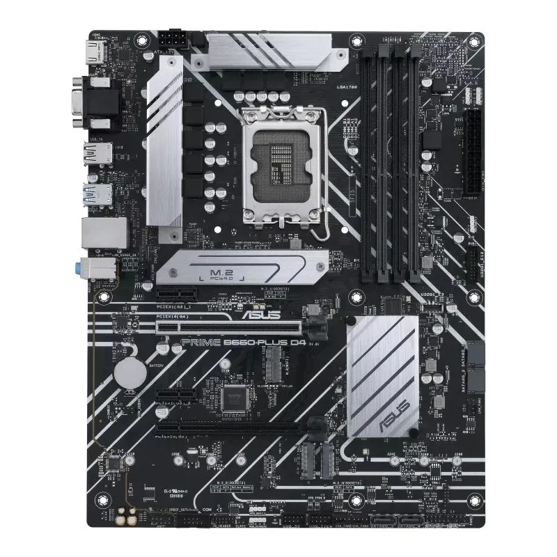 Материнская плата ASUS PRIME B660-PLUS D4, LGA1700, Intel B660, ATX