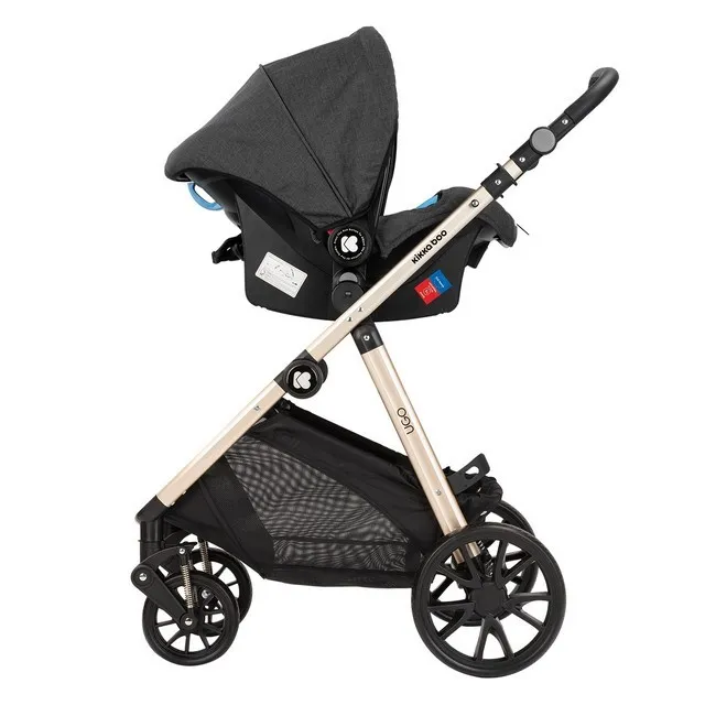 Cărucior 3-în-1 Kikka Boo Ugo, Negru