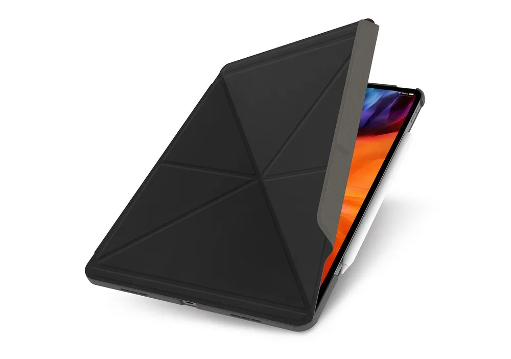 Husă pentru tabletă Moshi VersaCover for iPad Pro 5th gen, 12,9", Microfibră, Negru