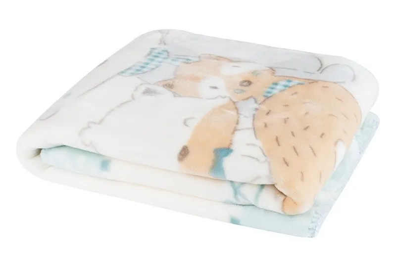 Pătură Kikka Boo Funny Friends, Albastru