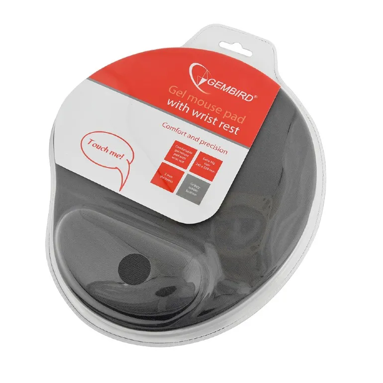 Mouse Pad Gembird MP-GEL-GR, 240mm x 220mm, Gri