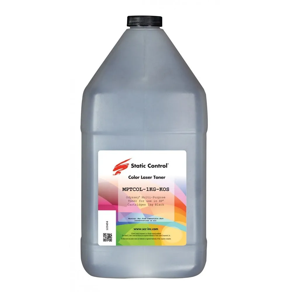 Тонер SCC MPTCOL-1KG-KR, 1кг, Черный