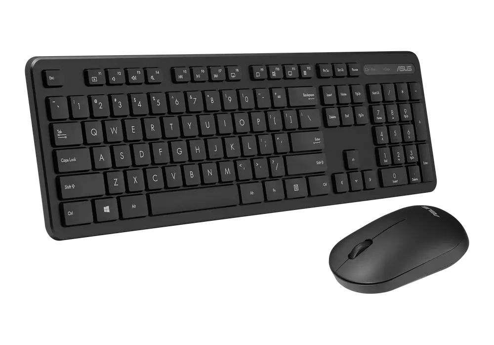 Set Tastatură + Mouse ASUS CW100, Fără fir, Negru