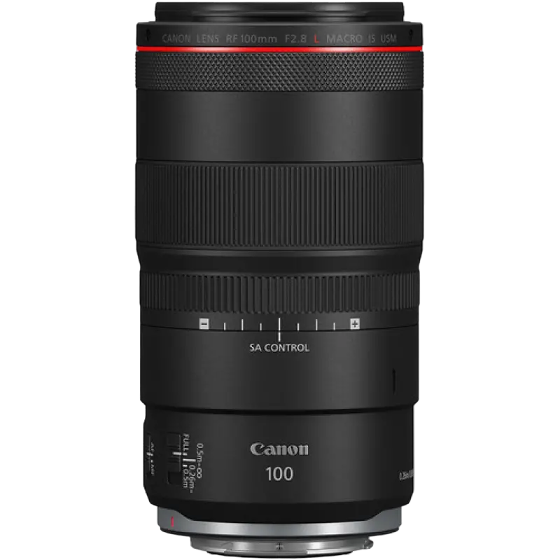 Obiectiv foto Canon RF 100mm f/2.8L Macro IS USM
