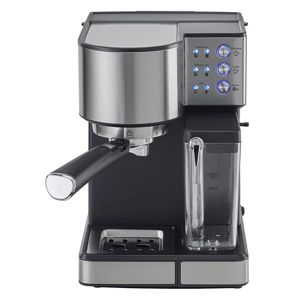 Espressor manual Polaris PCM1536E, 1350W, Oțel inoxidabil