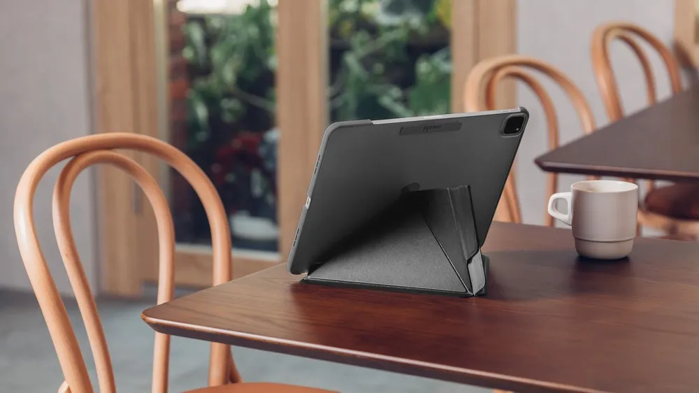 Husă pentru tabletă Moshi VersaCover for iPad Pro 5th gen, 12,9", Microfibră, Negru