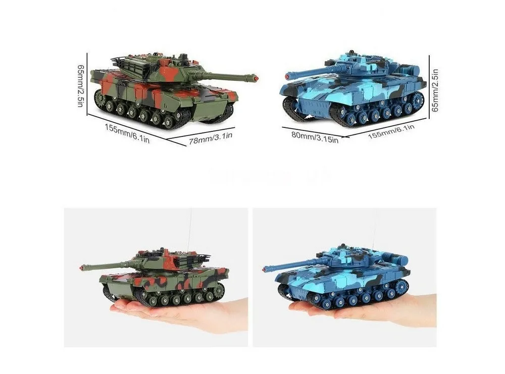 Crazon Tank Bluetooth control, INFRARED R/ C (Two pack) , 333-TK11