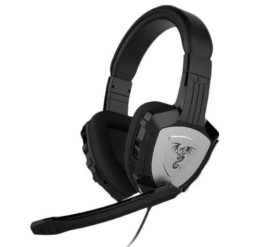 Căști gaming QUMO Сhampion, Cu fir, Negru