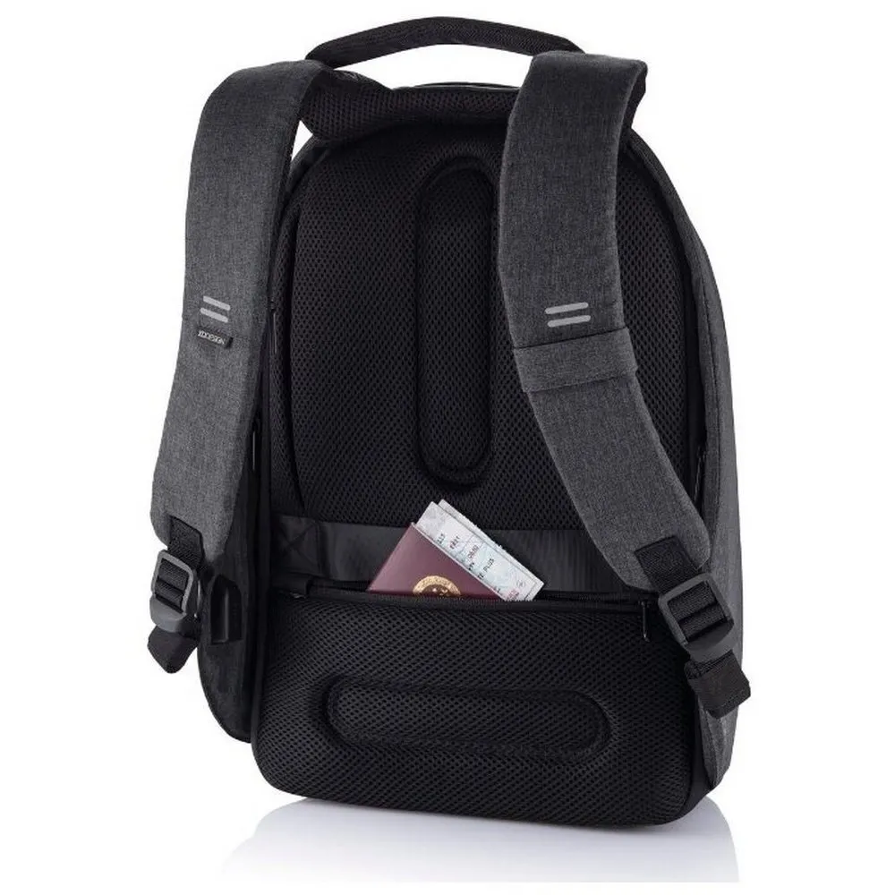 Rucsac pentru Laptop Bobby Hero Regular, 15.6", Piele artificială, Negru