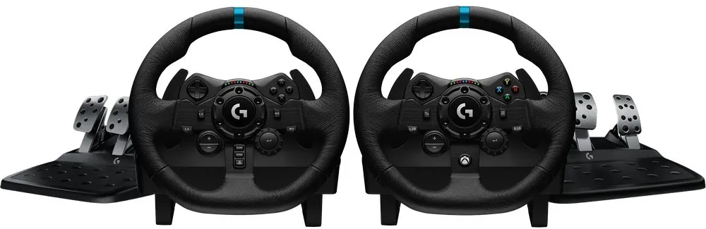 Игровой руль Logitech G923, Чёрный