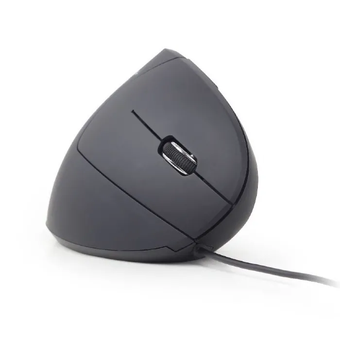 Mouse Gembird MUS-ERGO-01, Optical, 1200-3200 dpi, 6 buttons, Ergonomic, USB,  Black