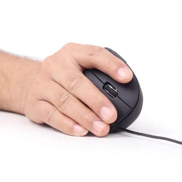 Mouse Gembird MUS-ERGO-01, Optical, 1200-3200 dpi, 6 buttons, Ergonomic, USB,  Black