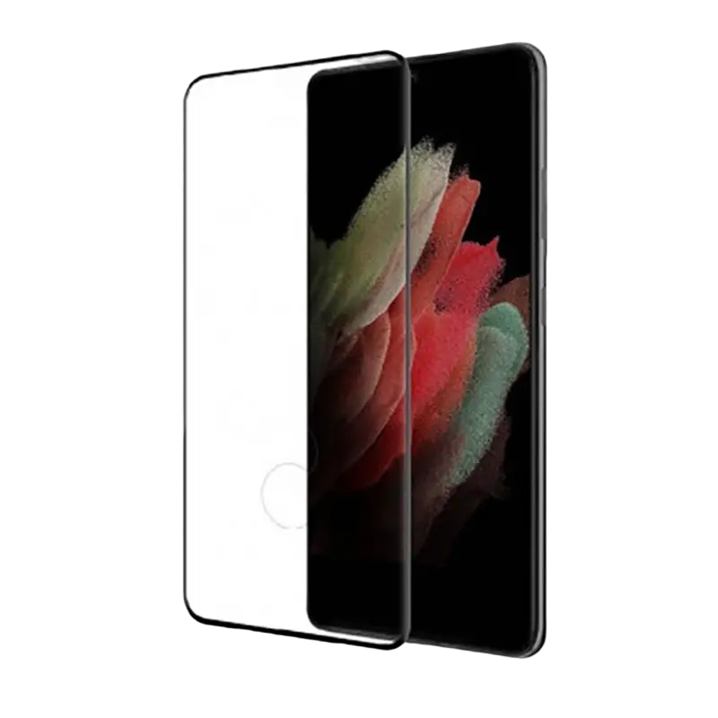 Защитное стекло Nillkin Galaxy S21 Ultra. Tempered Glass 3D CP+ Max. Черный