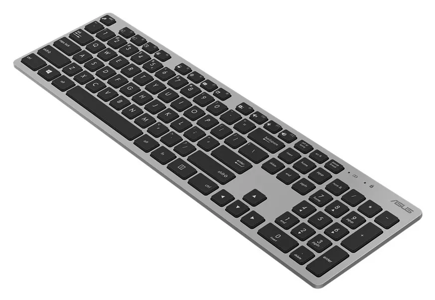 Set Tastatură + Mouse ASUS W5000, Fără fir, Gri