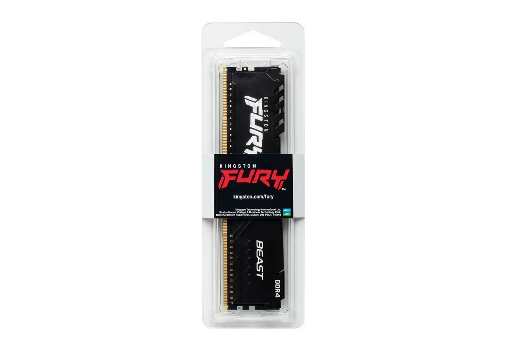 Memorie RAM Kingston FURY Beast, DDR4 SDRAM, 3200 MHz, 8GB, KF432C16BB/8