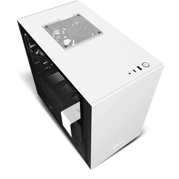 Carcasă PC NZXT H210, Mini-Tower, ATX, Alb
