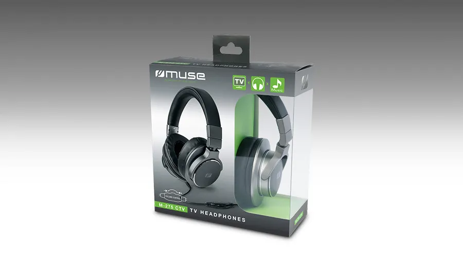 Наушники MUSE M-275 CTV, Чёрный