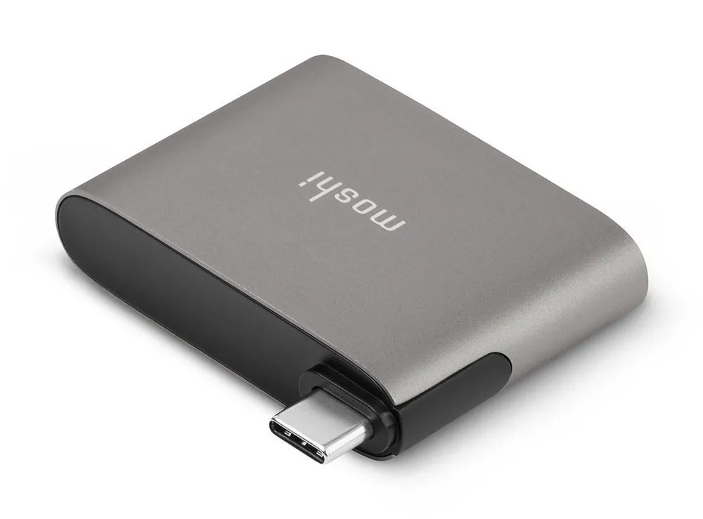 Adapter MOSHI Type-C M / HDMI F, Type-C F, Silver