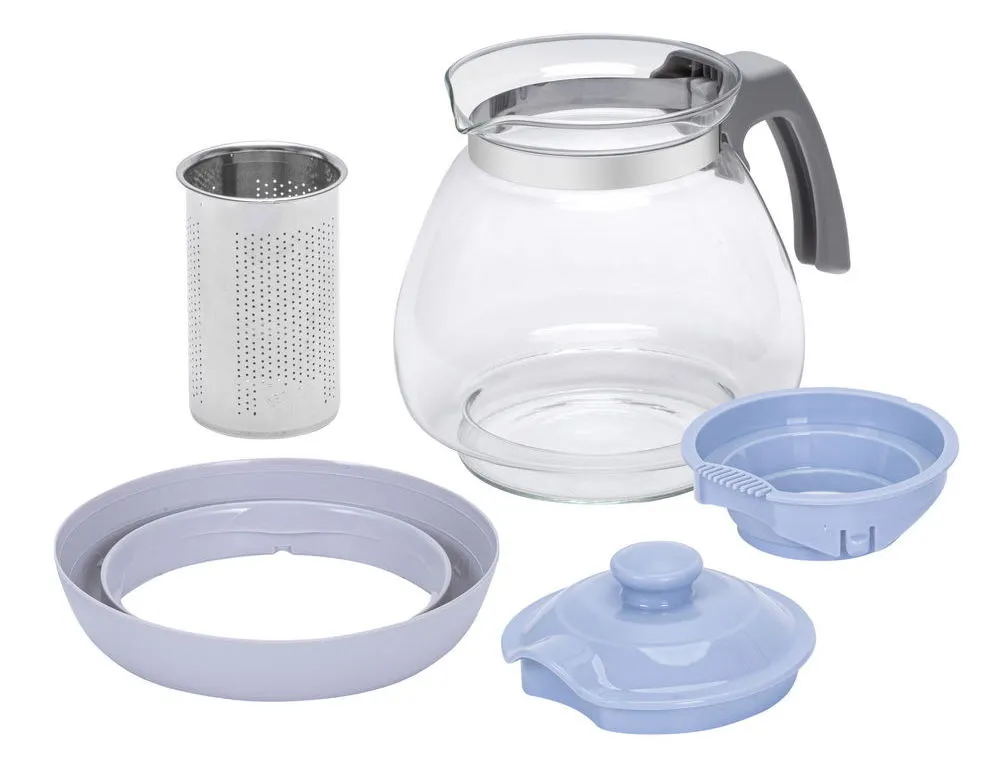 Заварочный чайник RESTO RESTO 90511, 1,6л, Серый