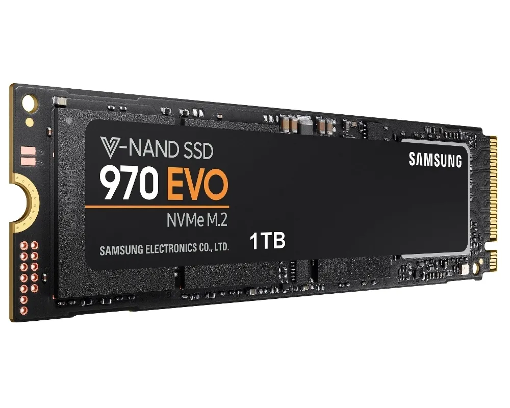 Накопитель SSD Samsung 970 EVO  MZ-V7E1T0, 1000Гб, MZ-V7E1T0BW