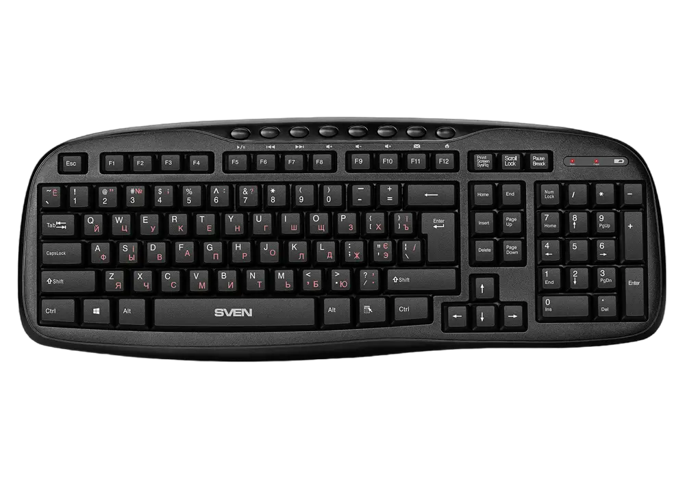 Set Tastatură + Mouse SVEN KB-C3600W, Fără fir, Negru