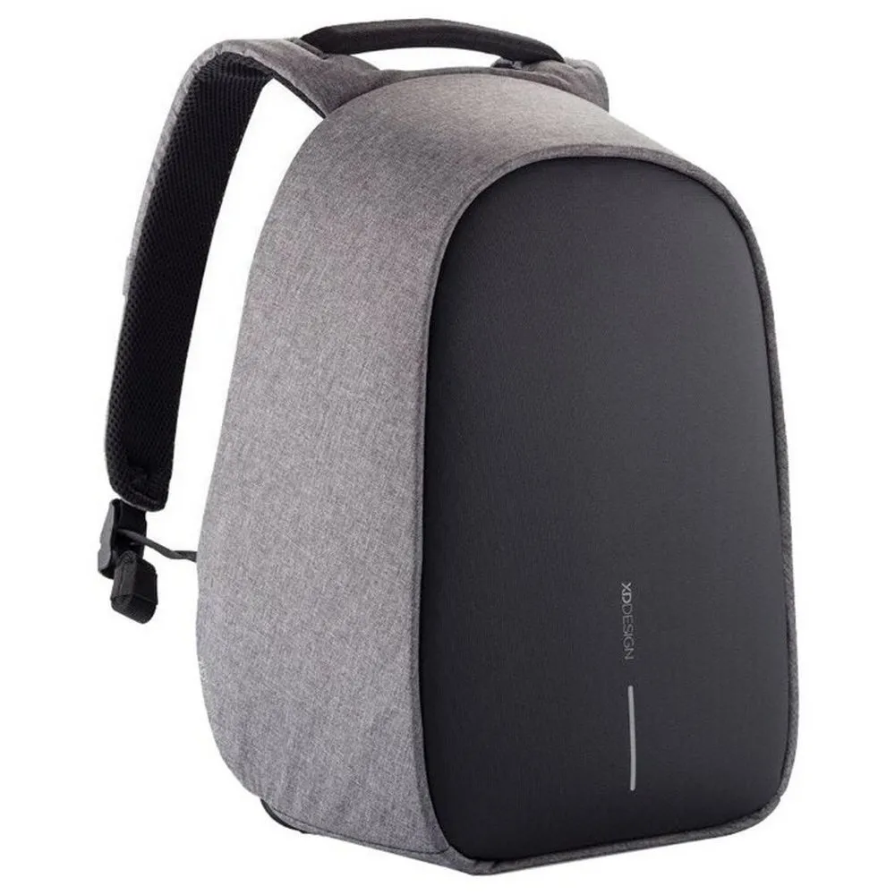 Rucsac pentru Laptop Bobby Hero Regular, 15.6", Piele artificială, Gri