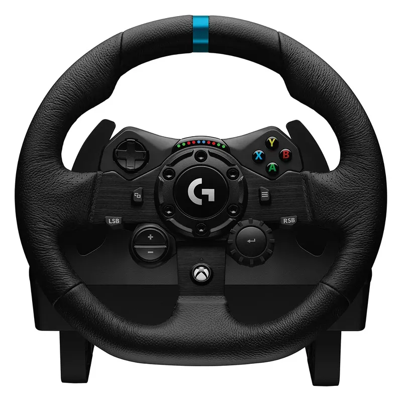 Игровой руль Logitech G923, Чёрный