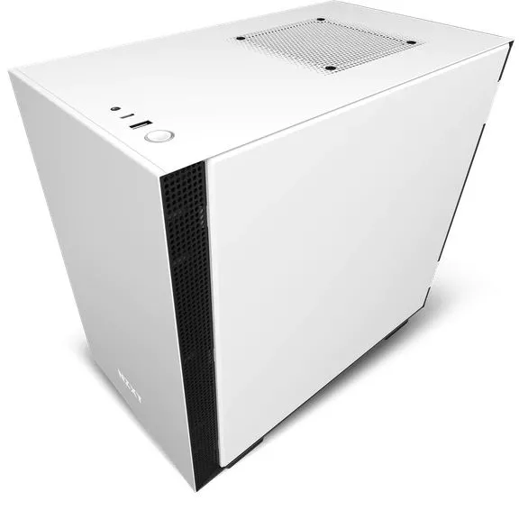 Carcasă PC NZXT H210, Mini-Tower, ATX, Alb