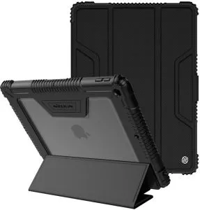 Husă pentru tabletă Nillkin Bumper Protective Speed Case for iPad, 10,2", Piele artificială, Negru