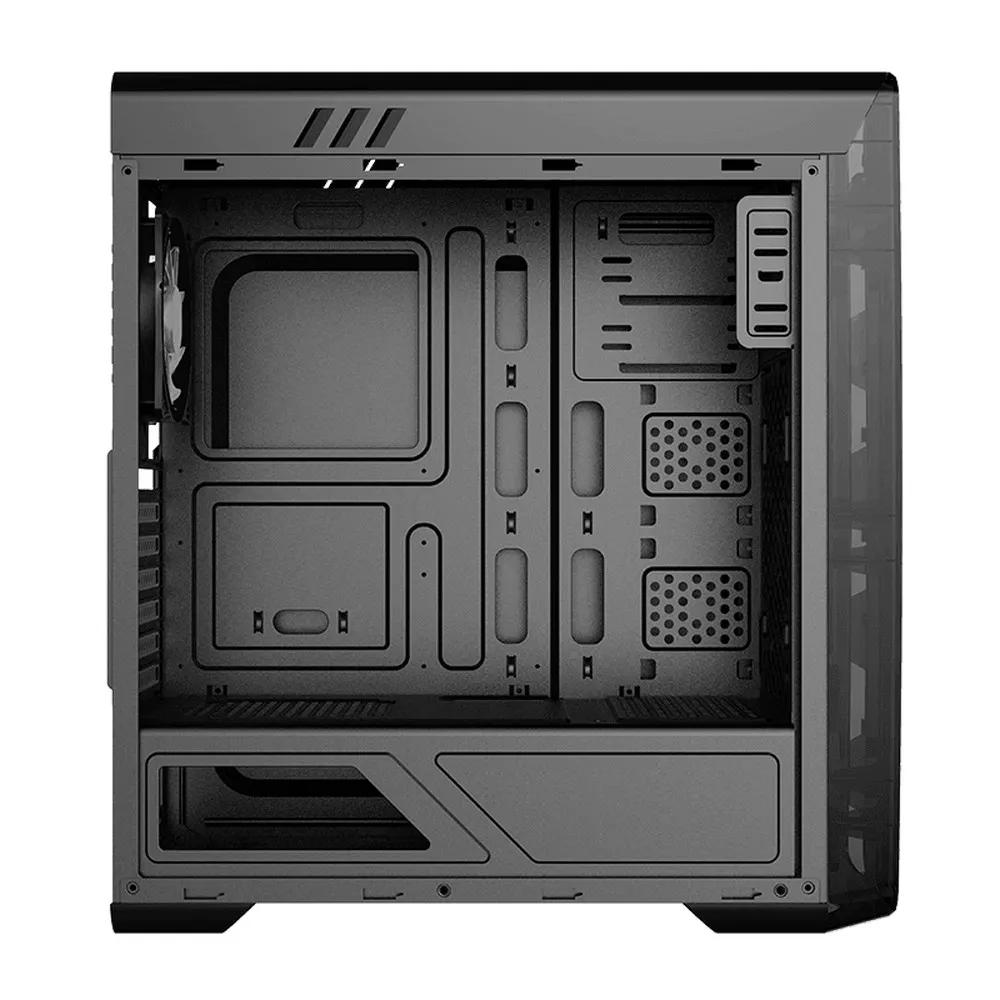 Carcasă PC Gamemax MoonLight FRGB, Midi-Tower, ATX, Negru