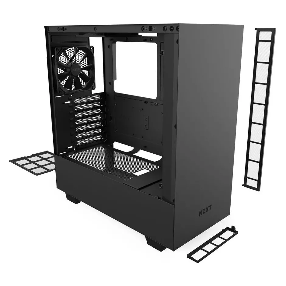 Carcasă PC NZXT H510, Midi-Tower, Negru