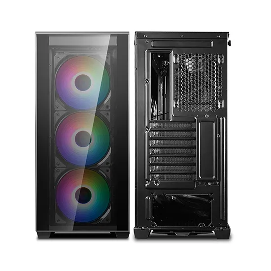 Carcasă PC Deepcool MATREXX 70 ADD-RGB 3F, Midi-Tower, ATX, Negru