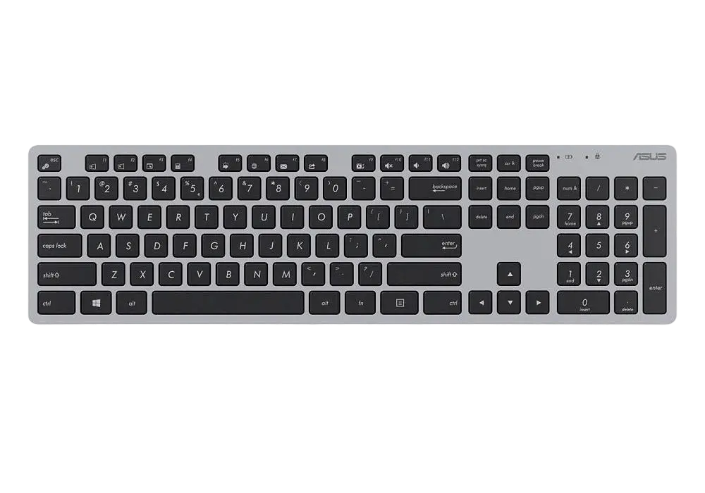 Set Tastatură + Mouse ASUS W5000, Fără fir, Gri
