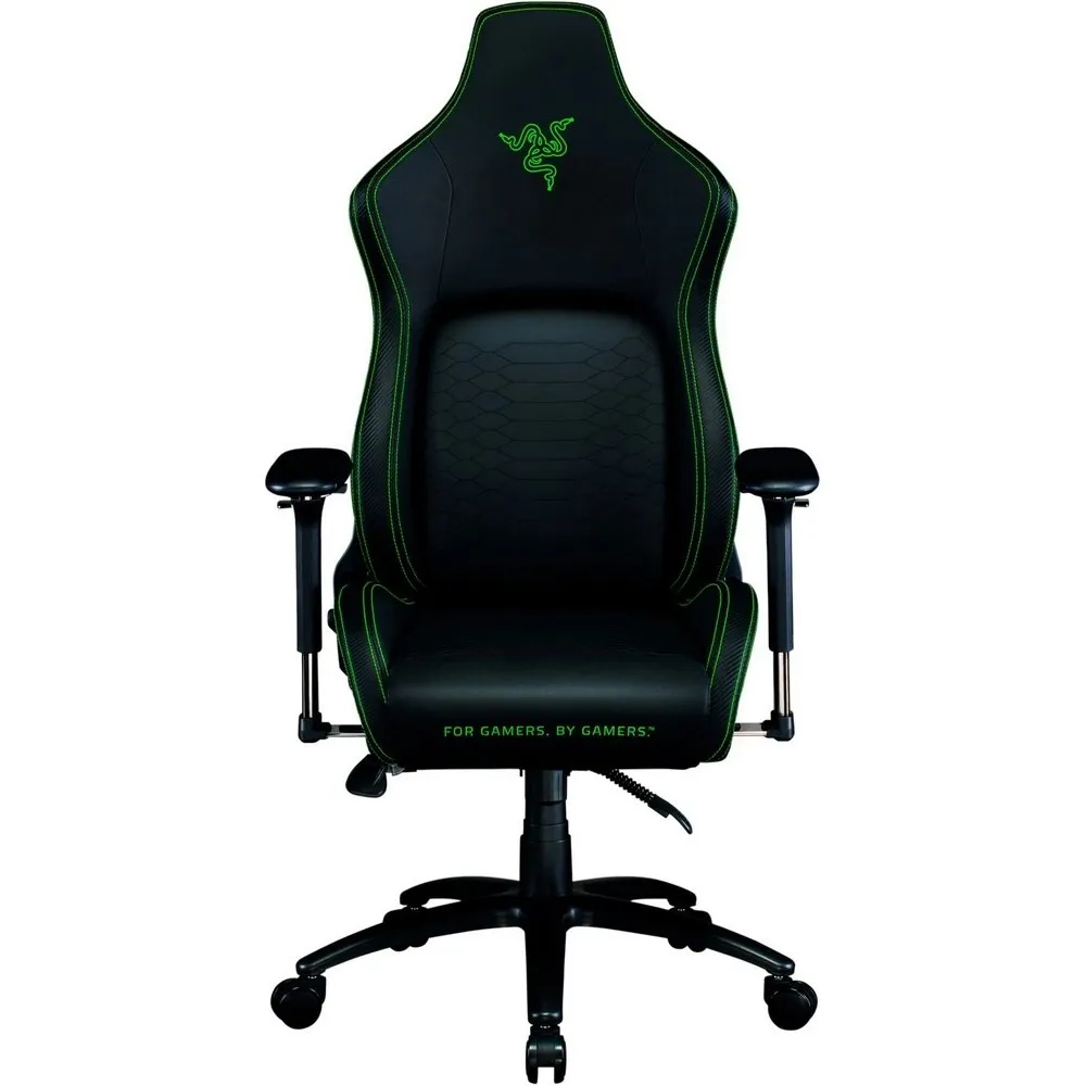 Scaun Gaming RAZER Iskur, PVC Piele, Negru/Verde