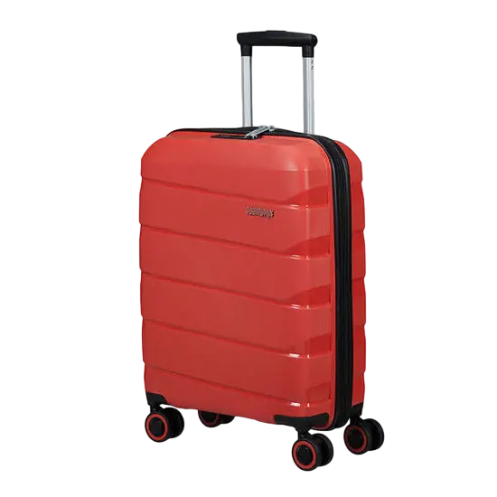 Valiza American Turister AIR MOVE pe 4 roti 55/20 TSA rosu coral