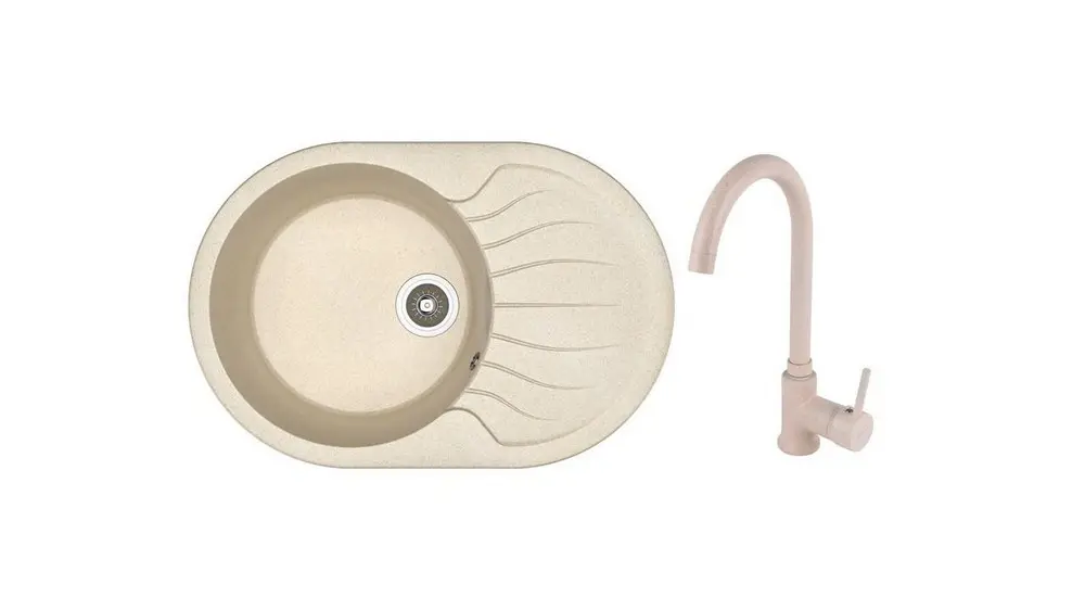 НАБОР раковины Dr Gans Berta 760 + SanDonna F 7073 бежевый