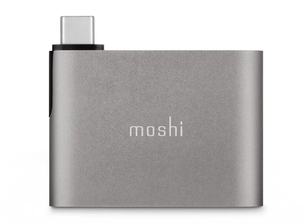 Adapter MOSHI Type-C M / HDMI F, Type-C F, Silver