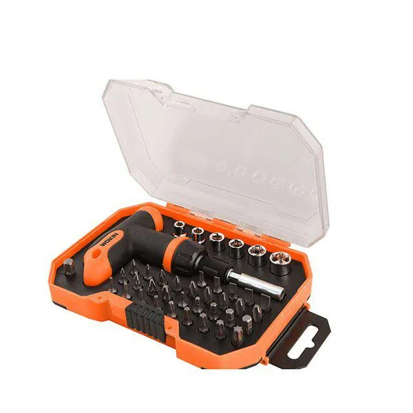 Set de 41 de varfuri si de chei tubulare WOKIN Cr-V