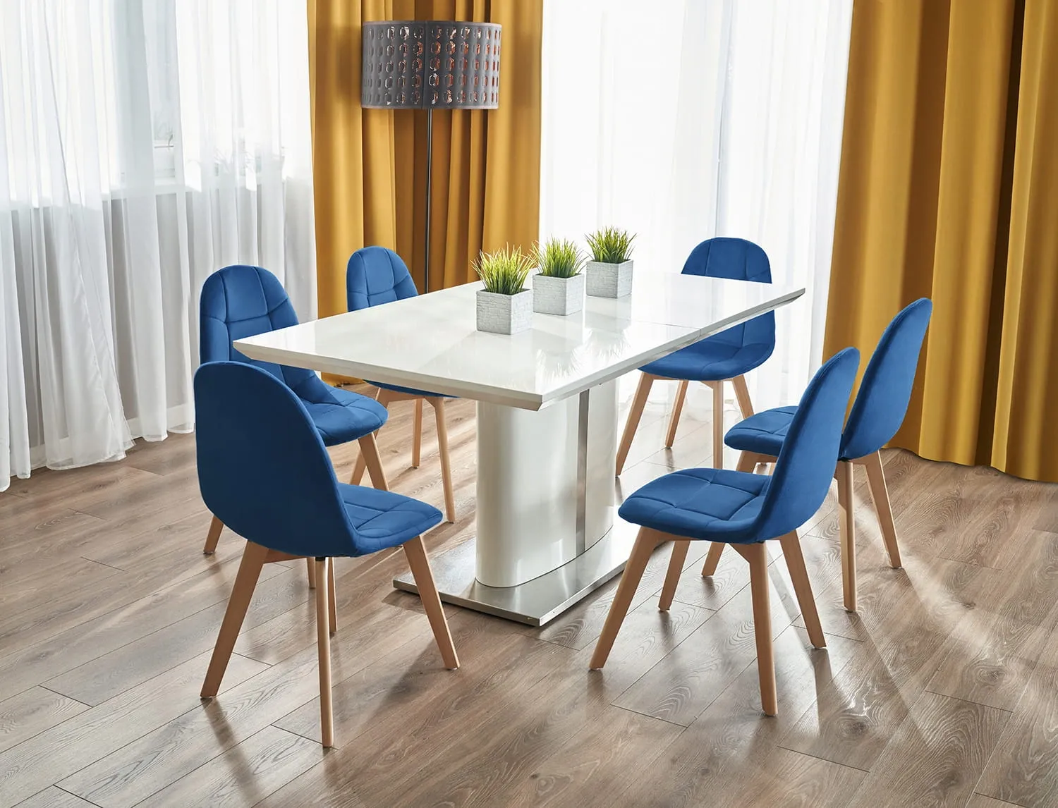 Scaun JUMI COLIN (bleumarin)